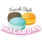 Signmission Macarons Decal Concession Stand Food Truck Sticker, D-DC-16 Macarons19 D-DC-16 Macarons19 - alternate 1